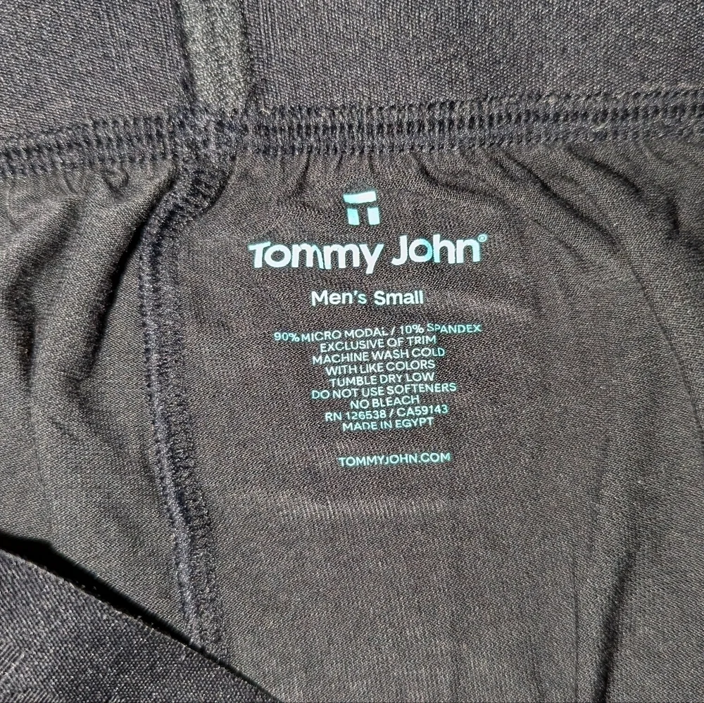 Tommy John Second Skin Pajama Pant Black Men's Small